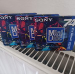 Sony MDW-74A1 MiniDisc Sapphire Blue sealed, new