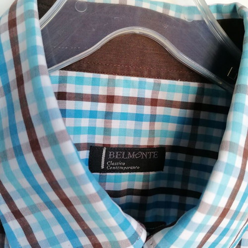 Belmonte checked shirt XL cotton like new