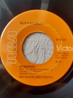 Elvis Presley Memories / Charro 7" US сингъл, RCA Victor 1969