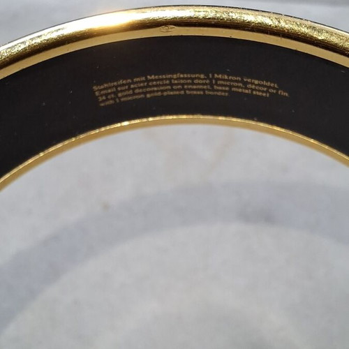 Vintage bracelet by Michaela Frey 24k gold plated, like new