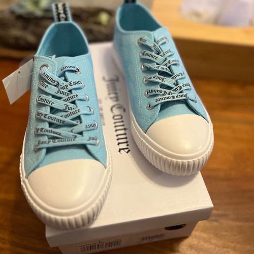 Juicy Couture athletic shoes new, size 38, blue, wide fit