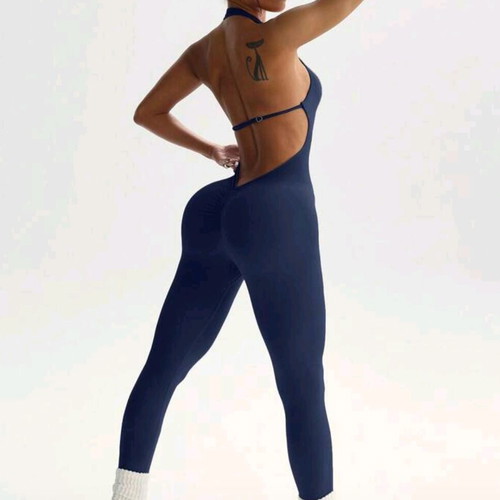 Shein one-piece jumpsuit new, blue, size S