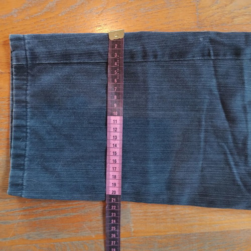 Gray jeans size L, very good condition, small stain