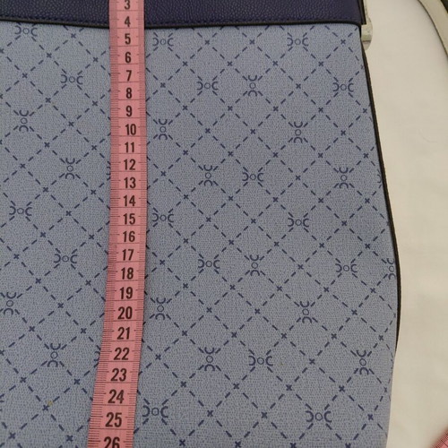 Caprice crossbody bag, blue and white
