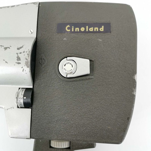 Cineland RZ 337 video camera used, vintage 1960, functional