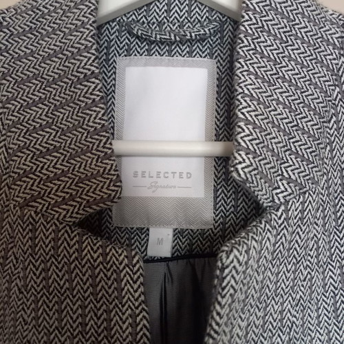 Selected coat used, grey, size M with 3/4 sleeves without buttons