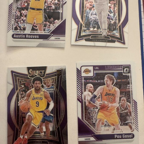 Lakers Loot Panini Select 2024/25, Panini Optic 2024/25, Topps Chrome 2025 like new