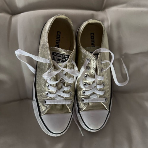 Converse Chuck Taylor All Star Metallic Low Top very good condition, size 37, gold