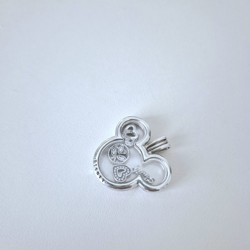 Silver s9.25 Ale Disney pendant used with petite charm