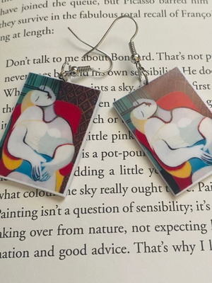Pablo Picasso handmade earrings set The Dream