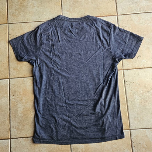 T-shirt dark blue with print, like new, XXL
