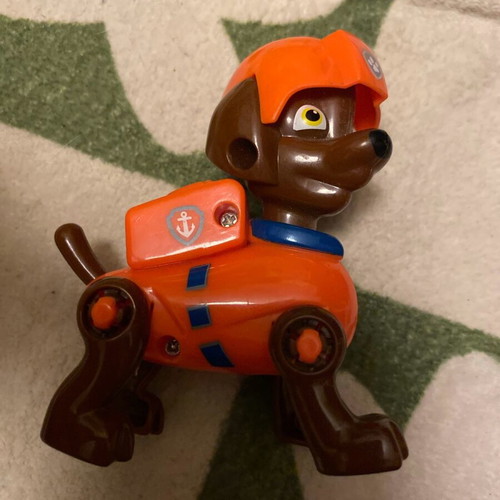 Paw Patrol worn with gift figure