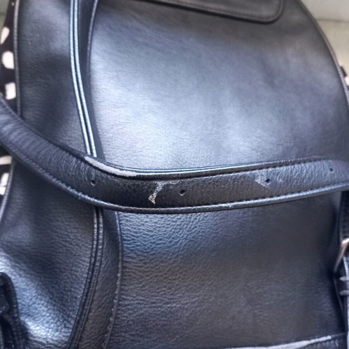 Santoro backpack used, black, 35 x 24 x 10 cm