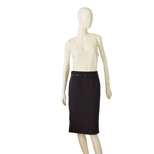 Express black belted pencil skirt size 8 used