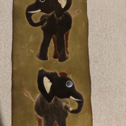 Authentic Australian Elephant Wall Hanging used