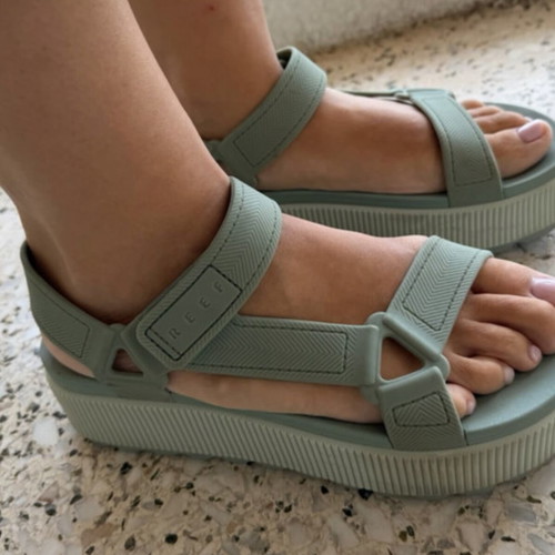 Reef women's water resistant sandals, turquoise, size 40