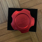 STI oil cap red new