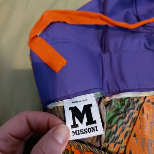 Missoni long orange dress like new