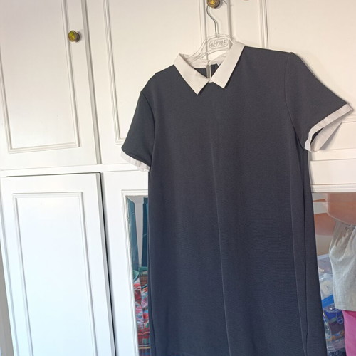 Mini dress Zara like new, black and white, size L