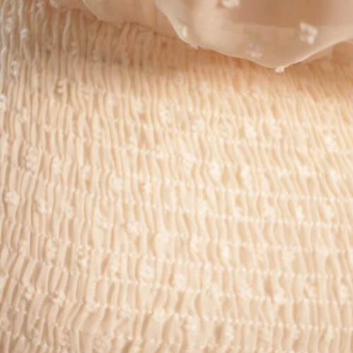 Spring summer open cream mini dress new