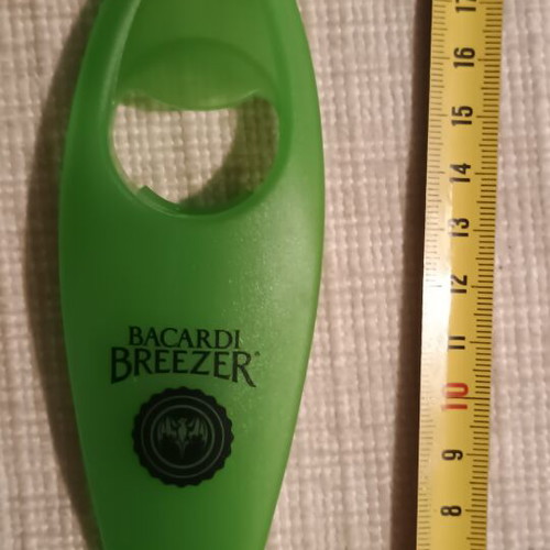 Bacardi Breezer collectible plastic bottle opener