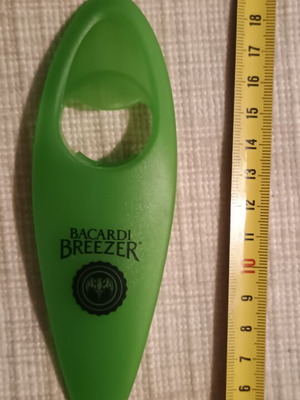 Bacardi Breezer collectible plastic bottle opener