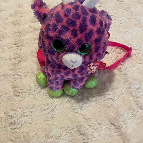 Teddy bear bag with Ty keychain brand new
