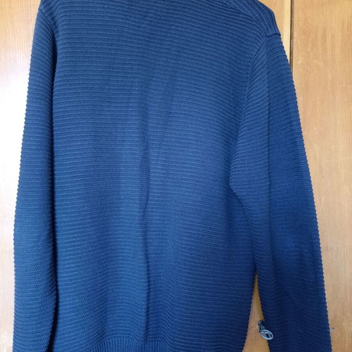 Marks & Spencer Tailored Fit sweater medium, 100% cotton, navy blue, like new