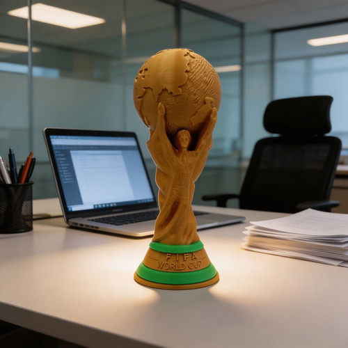 World Cup Football Trophy new, 25 cm height