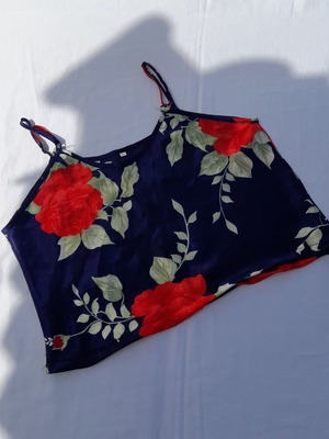 Pajama used, top size M/L, red
