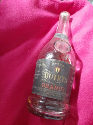 Botrys Brandy 5 Star collectible bottle used