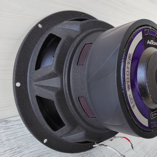 AXTON CAB250 10" Car Subwoofer Box, 100W RMS, Swiss Engineering