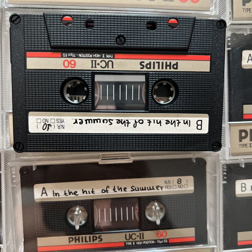Philips UC*II chrome cassette tapes used, pack of 10