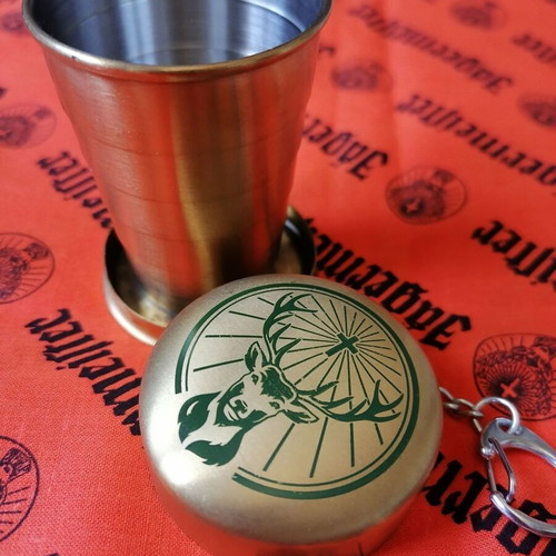 Jägermeister collectible set bandana and folding cup new