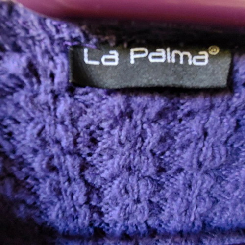 Knitted bolero purple like new, size Small/Medium La Palma