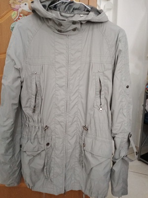 Spring jacket used, gray, size S-M