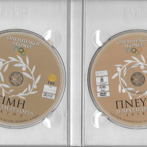 Olympic Games DVD The Golden History like new, set of 4 discs