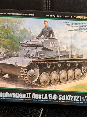 Γερμανικό Panzerkampfwagen II Ausf. A/B/C μοντέλο κλίμακας 1/48 καινούργιο