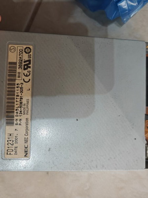 NEC FD1231H 3.5" 1.44MB Floppy Disk Drive, retro PC