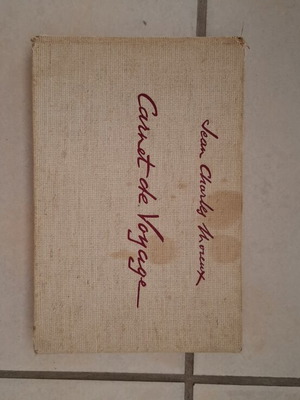 Carnet de Voyage book used, limited numbered edition 1954 by Jean-Charles Moreux