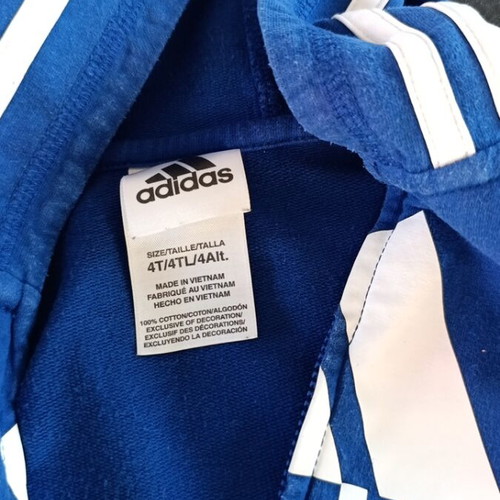 Adidas sweatshirt used, blue, 4 years old