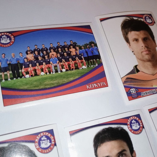 Panini Corfu Super League 2010/11 football stickers pack