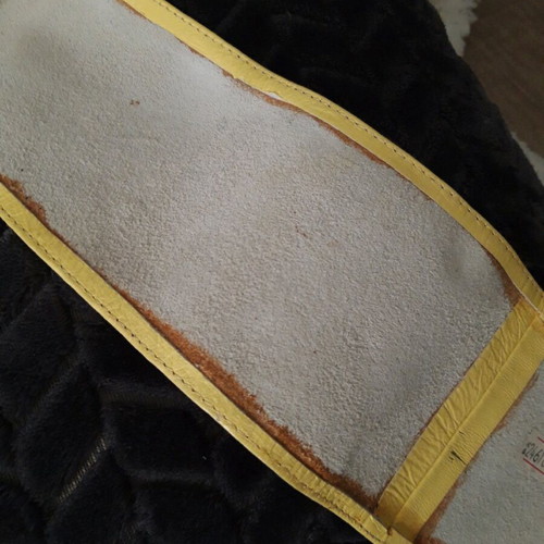 Women's belt new, yellow, genuine Napa leather, size 107 cm