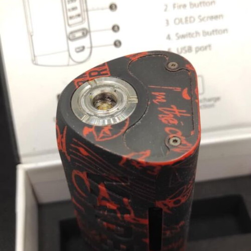 Vapor Storm Puma 200w Tc used, black/red