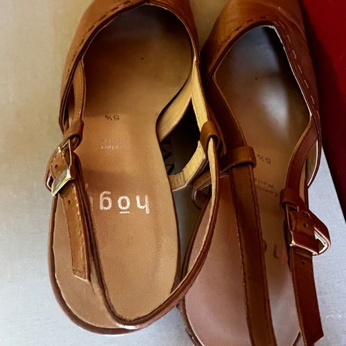 Hogl shoes used, brown, size 38.5