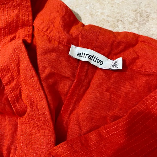 Attrattivo jumpsuit like new, size M 38 10, orange