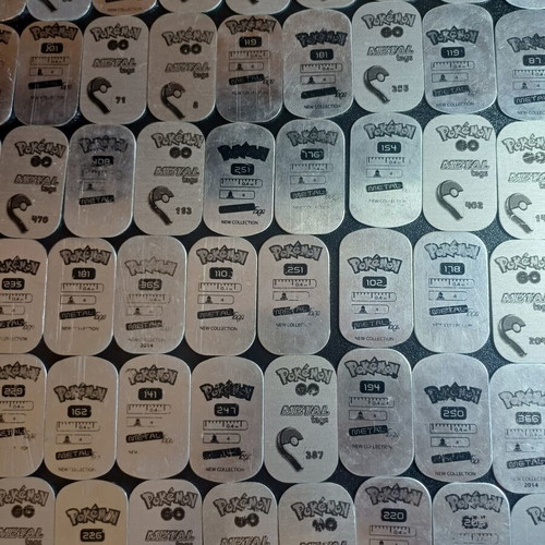 101 Metal Pokemon Tags