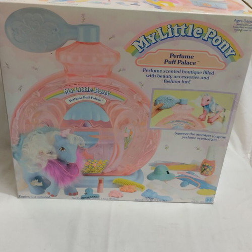 My Little Pony Perfume Puff Palace set new by Hasbro