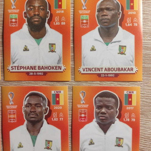 Panini World Cup Qatar 2022 Cameroon stickers, set of 12