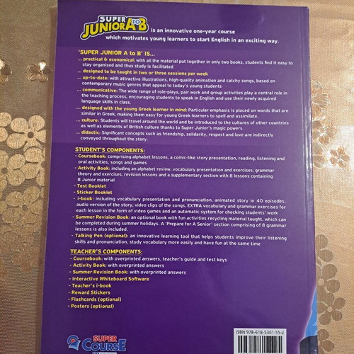 Super Junior A to B Teacher's Book new, English